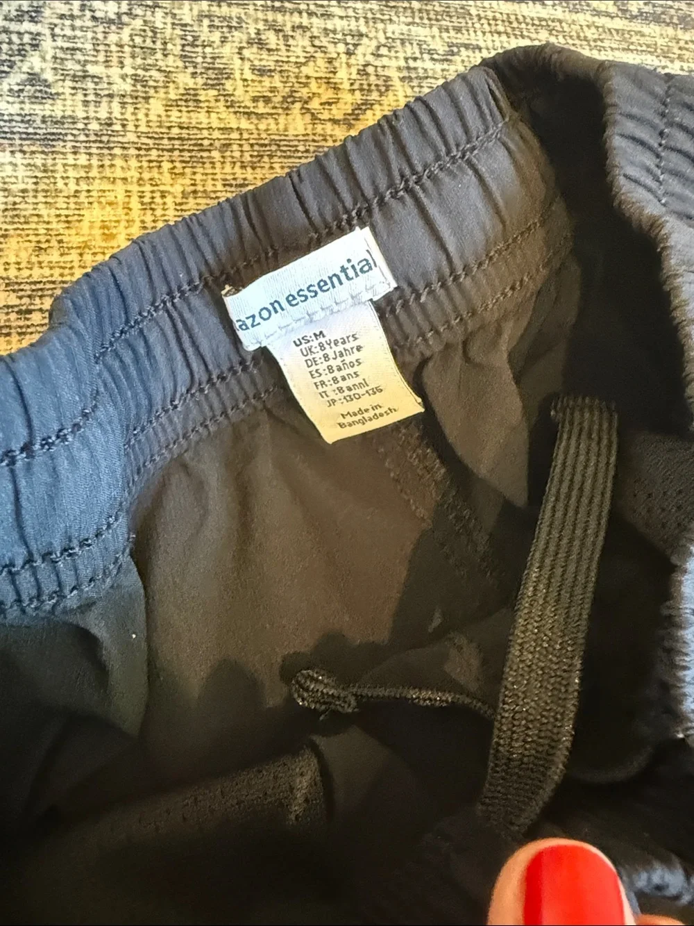 Girls size Medium 8 bottoms: Black Pleated Mini Skirt , 2 joggers
